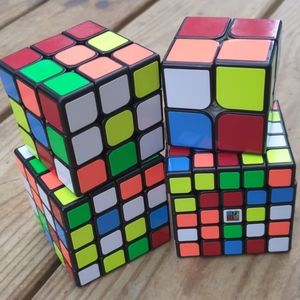 4 Different Rubix's Cubes